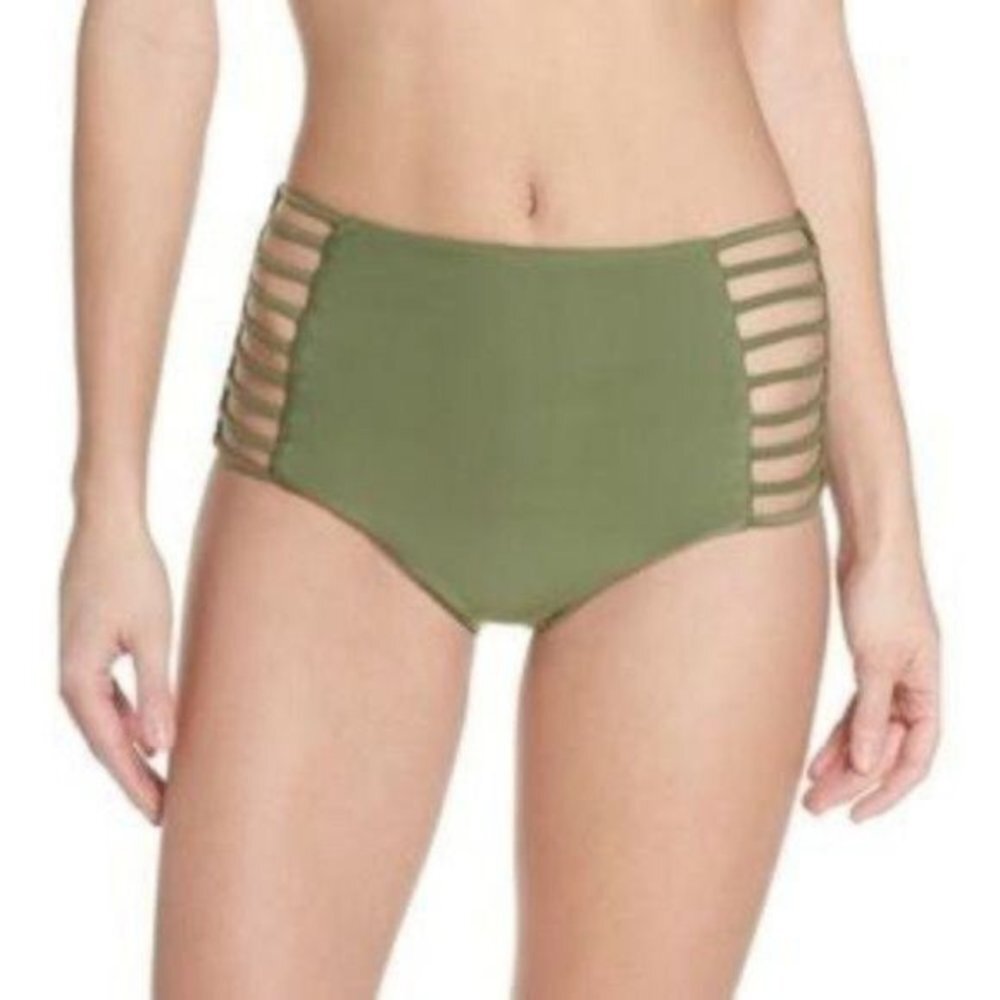 NWT Becca High Waist Enchanted Bikini Bottom